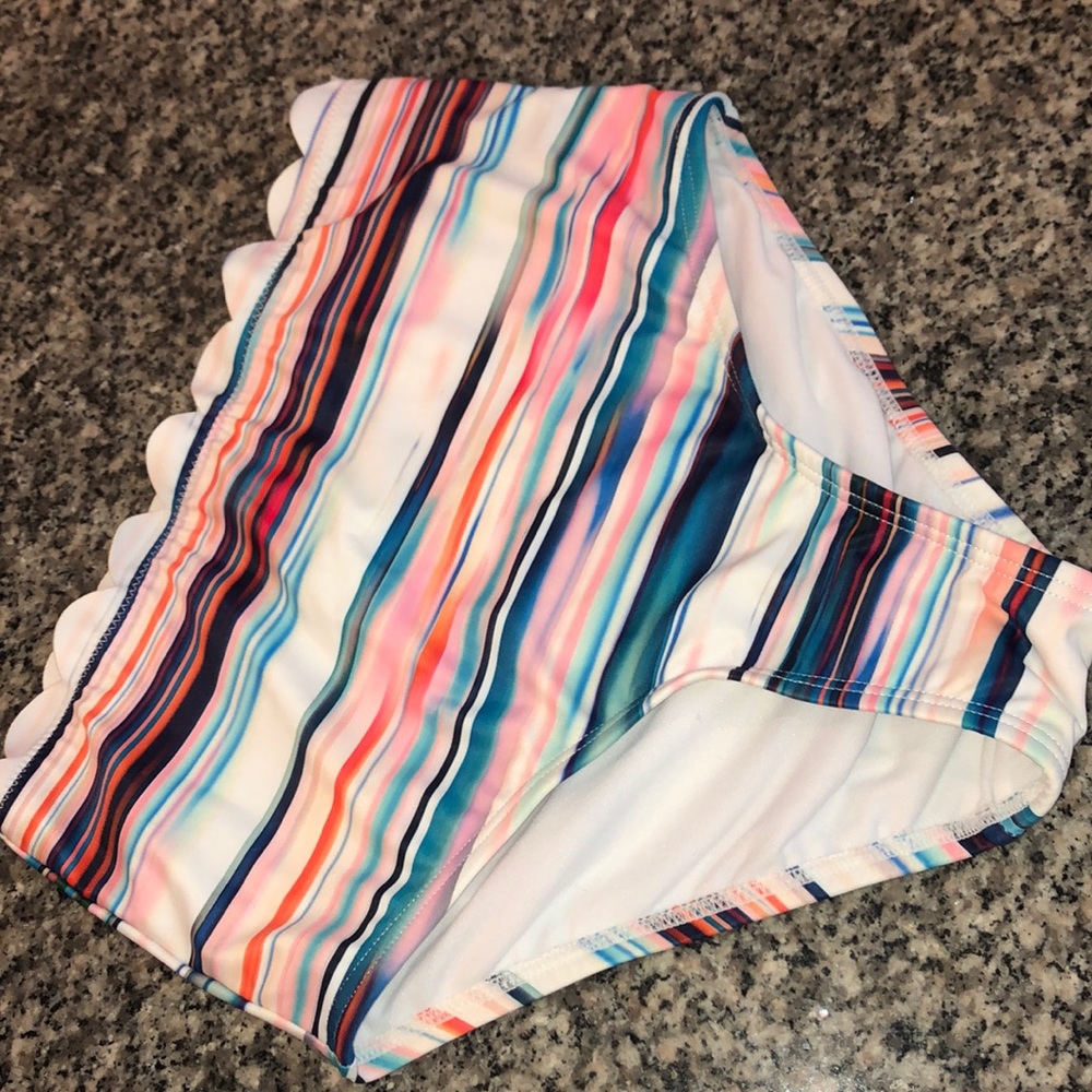 High waisted swim bottoms. Never worn